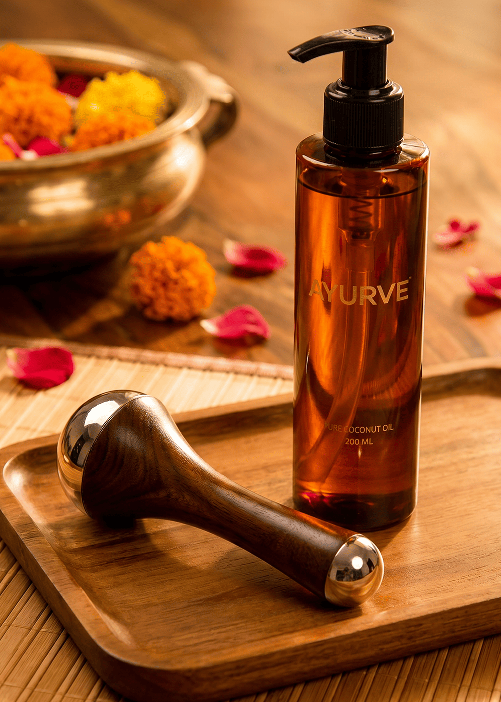 PADA ABHYANGA with Coconut Oil